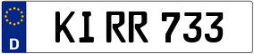 Truck License Plate